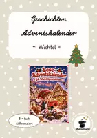 Vorschau - Anderer Materialtyp - Lese-Adventskalender Weihnachten "Wichtel Finn"| 24 fortlaufende Lesetexte | 3-fach differenziert - Deckblatt