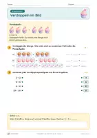 Vorschau - Unterrichtsreihen - Verdoppeln und Halbieren · Klasse 1 · Übungspack - Seite 1
