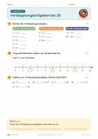 Vorschau - Unterrichtsreihen - Verdoppeln und Halbieren · Klasse 1 · Übungspack - Seite 2