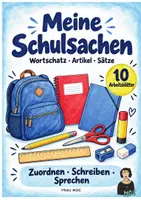 Vorschau - Arbeitsblätter - Meine Schulsachen - Arbeitsblätter - DAZ - A0-A1 - Deckblatt