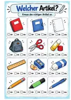Vorschau - Arbeitsblätter - Meine Schulsachen - Arbeitsblätter - DAZ - A0-A1 - Seite 2