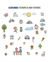 anteprima - Esercizi - classe seconda esseri viventi e non verticale - Pagina di copertina