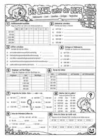 Vorschau - Arbeitsblätter - Grosse Zahlen - Willkommen in Klasse 5 - Deckblatt