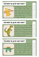 Vorschau - Aufgabenkarten - Abschreibkartei Dinos: Groß- und Kleinschreibung Kl.2/3 - Seite 2