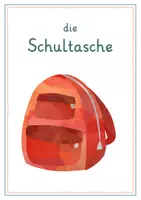 Vorschau - Fördermaterial/Inklusion - Schulsachen – Bildkarten mit Artikeln | 36 Karten in DIN A4 | Wortschatz zum Schulanfang | Kita Vorschule Grundschule DaZ - Seite 1