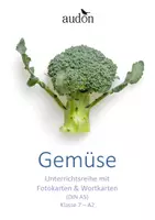 Vorschau - Stundenentwürfe - Gemüse – Fotokarten & Wortkarten | DaZ A1–A2 | Wortschatz, Artikeltraining und Sprachförderung - Deckblatt