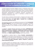 Vista previa - Refuerzo / NEE / Materiales de apoyo - EVALUACIÓN AUDICIÓN Y LENGUAJE (SECUNDARIA) - página 2