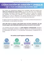 Vista previa - Refuerzo / NEE / Materiales de apoyo - EVALUACIÓN AUDICIÓN Y LENGUAJE (SECUNDARIA) - página 3