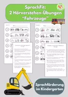 Vorschau - Arbeitsblätter - Sprachfit: Materialpaket "Fahrzeuge" zur Sprachförderung - Seite 1