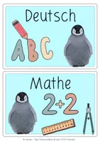 Vorschau - Arbeitsblätter - Pinguinklasse | Wachsendes Sparpaket | Stundenplan, Lesepass etc. - Seite 2