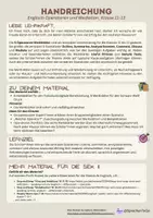 Vorschau - Arbeitsblätter - Wachsendes Materialpaket: Englisch Abitur - Merkblätter, Übungen mit Lösung - differenziert - Seite 1
