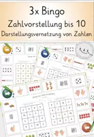 Vorschau - Arbeitsblätter - Zahlenraum bis 10, Zahlvorstellung + Operationsvorstellung - Seite 1