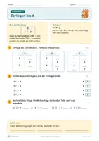 Vorschau - Unterrichtsreihen - Zahlen zerlegen bis 10 · Klasse 1 · Übungspack - Seite 1