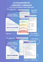 Vista previa - Refuerzo / NEE / Materiales de apoyo - EVALUACIÓN AUDICIÓN Y LENGUAJE (SECUNDARIA) - Portada