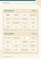 Vista previa - Juegos / Gamificación - Bingo_literario para ESO y Bachillerato con cartones - página 3