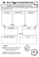 Vorschau - Arbeitsblätter - Aggressionstheorien / Vorlage - Deckblatt