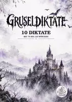 Vorschau - Merkblätter - 10 Gruseldiktate mit 70 bis 120 Wörtern I inkl. Wortschatz - Deckblatt