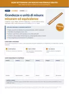 anteprima - Esercizi - Unità di misura ed equivalenze – GRATIS - Pagina 1