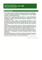Vorschau - Arbeitsblätter - Revolutionen 1848 – Freiheit, Einheit & Demokratie - Seite 1