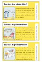 Vorschau - Arbeitsblätter - Abschreibkartei Sommer: Groß- und Kleinschreibung Kl.2/3 - Seite 2