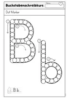 Vorschau - Arbeitsblätter - Dot Marker Buchstaben – Buchstabenschreibkurs A–Z | Groß- & Kleinbuchstaben - Seite 3