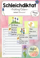 Vorschau - Arbeitsblätter - Materialpaket/Bundle: Schleichdiktat (Kl.1-4) - Seite 1