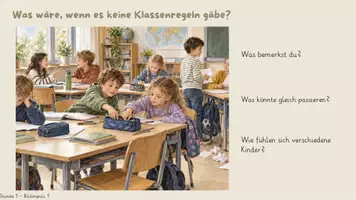 Vorschau - Stundenentwürfe - Regeln in der Schule 1 - Was wäre, wenn es keine Regeln gäbe? - Seite 2