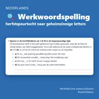 Voorbeeld - 🔍 Werkwoordspelling – herfstspeurtocht naar geheimzinnige letters (groep 6) - Voorblad