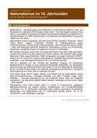 Vorschau - Arbeitsblätter - Nationalismus – Nation, Einheit & politische Bewegungen - Seite 1