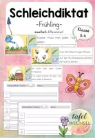 Vorschau - Arbeitsblätter - Materialpaket/Bundle: Deutsch Frühling (Kl.3-4) - Seite 1