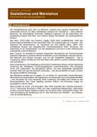 Vorschau - Arbeitsblätter - Sozialismus & Marxismus – Arbeiterbewegung & Gesellschaftskritik - Seite 1