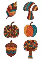 Vorschau - Arbeitsblätter - Herbstliche Würfelkunst – 6 kreative Zeichen- und Malprojekte - Seite 2