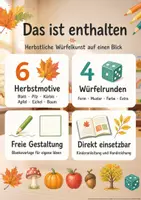 Vorschau - Arbeitsblätter - Herbstliche Würfelkunst – 6 kreative Zeichen- und Malprojekte - Seite 3