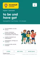 Vorschau - Arbeitsblätter - To be und have got Englisch Klasse 5 - Deckblatt