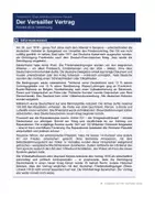 Vorschau - Arbeitsblätter - Versailler Vertrag - Friedensordnung & Folgen - Seite 1