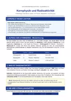 Vorschau - Unterrichtsreihen - Kernphysik und Radioaktivität Vollständige interaktive - Deckblatt