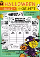 Vorschau - Arbeitsblätter - Halloween-Knobelheft 🎃👻 Rätsel & Knobelaufgaben | Klasse 3–4 - Deckblatt