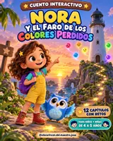 Vista previa - Hojas de trabajo - Nora y el faro de los colores perdidos - Portada