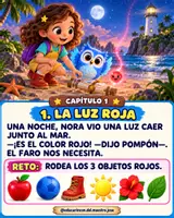 Vista previa - Hojas de trabajo - Nora y el faro de los colores perdidos - página 2