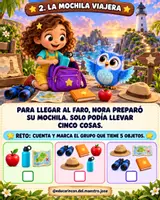 Vista previa - Hojas de trabajo - Nora y el faro de los colores perdidos - página 3
