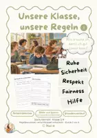 Vorschau - Stundenentwürfe - Regeln in der Schule 2 - Was brauche ich, damit ich gut lernen kann? - Deckblatt