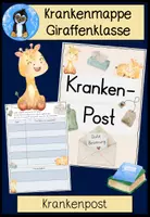 Vorschau - Arbeitsblätter - Giraffe Klassentier • Wachsendes Materialpaket zur Giraffenklasse 🦒– Deko, Organisation & mehr - Seite 1