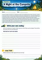 Vorschau - Stundenentwürfe - Writing: A Night at the Campsite - Deckblatt