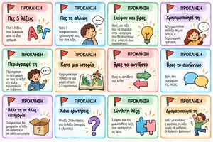 Προεπισκόπηση - Υποστηρικτικό υλικό / Ειδική αγωγή - 🎲 Τίτλος Το Ταξίδι των Λέξεων | Εκπαιδευτικό Επιτραπέζιο Παιχνίδι για το Λεξιλόγιο & τη Γλωσσική Έκφραση. - Σελίδα 3