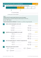 Vorschau - Unterrichtsreihen - Brüche addieren & subtrahieren, Klasse 6 – AB + editierbare Präsentation mit Lösungen | gemischte Zahlen, Übertrag - Seite 3