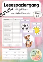 Vorschau - Arbeitsblätter - Materialpaket/Bundle: Adjektive (Kl-2-3) - Seite 1