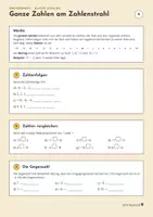 Vorschau - Unterrichtsreihen - Rechnen mit negativen Zahlen: Addition und Subtraktion ganzer Zahlen - Übungsheft mit Lösungen Klasse 6 und 7 - Seite 3