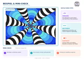 Vorschau - Stundenentwürfe - Optischer Strudel – Op-Art in 30 Minuten | Kunst 5.–8. Klasse - Seite 3