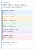 Vorschau - Arbeitsblätter - 10 Experimente: Kräfte, Hebel und einfache Maschinen | Physik Klasse 6–9 - Seite 1