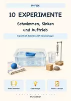 Vorschau - Arbeitsblätter - 10 Experimente: Schwimmen, Sinken und Auftrieb | Physik Klasse 7–8 - Deckblatt